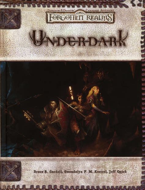 Underdark contains everything a Dungeon Master needs to run adventures or campaigns set in the vast underworld of his or her D&D. . Underdark sourcebook pdf